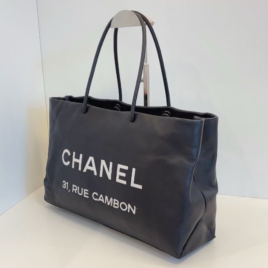 香奈兒/Chanel 31 Rue Cambon 康鵬街Tote全皮購物袋-3