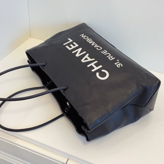 香奈兒/Chanel 31 Rue Cambon 康鵬街Tote全皮購物袋-5