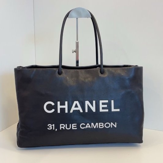 香奈兒/Chanel 31 Rue Cambon 康鵬街Tote全皮購物袋-6