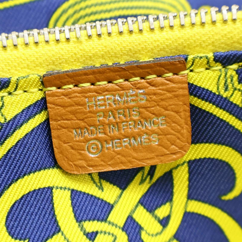 金棕色 Epsom牛皮 Silk'In 拉鍊 長夾 X刻【HERMES 愛馬仕】-6