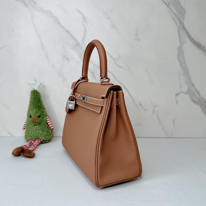 HERMES 全新KELLY 25金棕-2