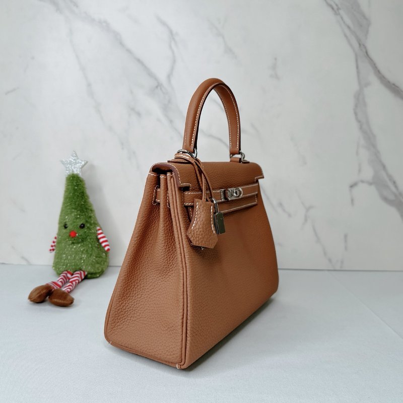HERMES 全新KELLY 25金棕-3