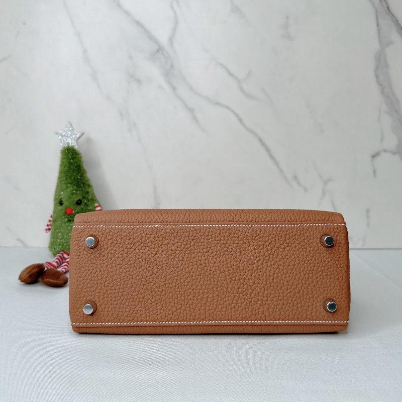 HERMES 全新KELLY 25金棕-6