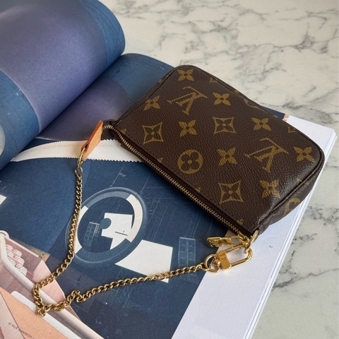 LV花紋mini麻將包/小錢包👛