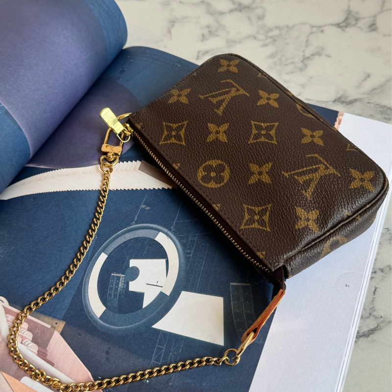 LV花紋mini麻將包/小錢包👛-1