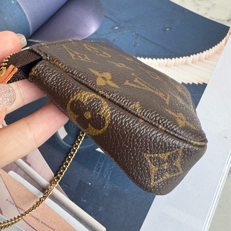 LV花紋mini麻將包/小錢包👛-4