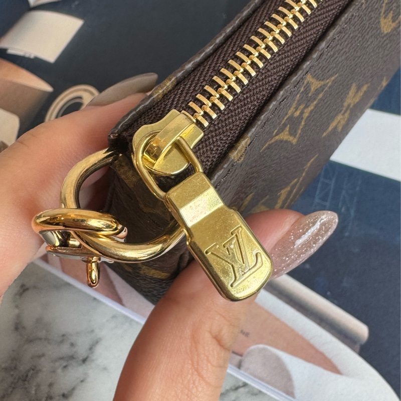 LV花紋mini麻將包/小錢包👛-9