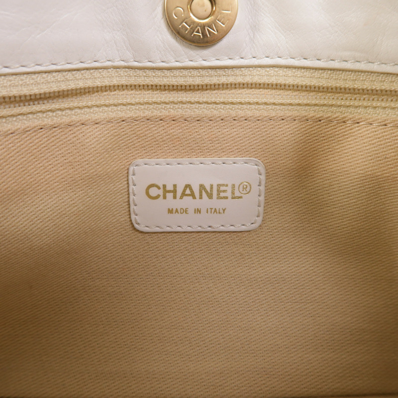 CHANEL 帆布Shoulder Bag鏈帶肩背袋-5