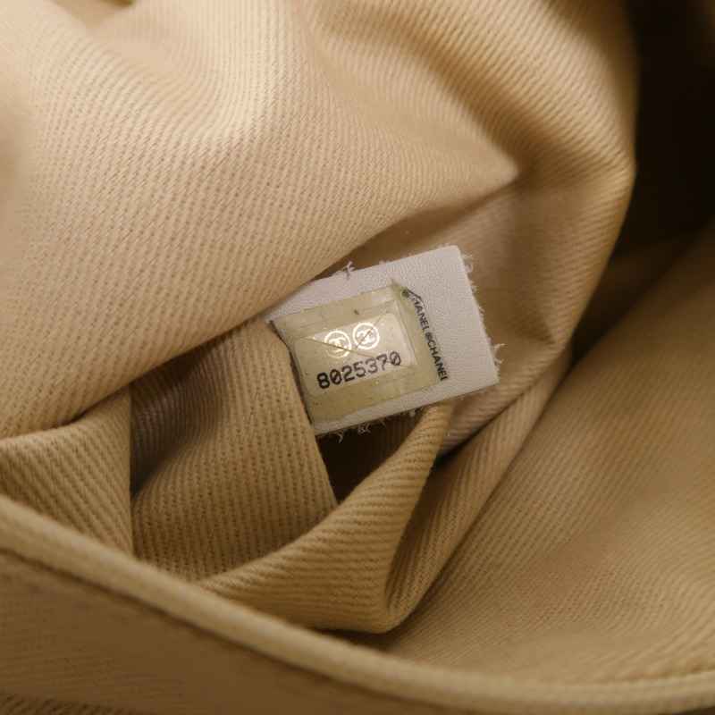 CHANEL 帆布Shoulder Bag鏈帶肩背袋-6