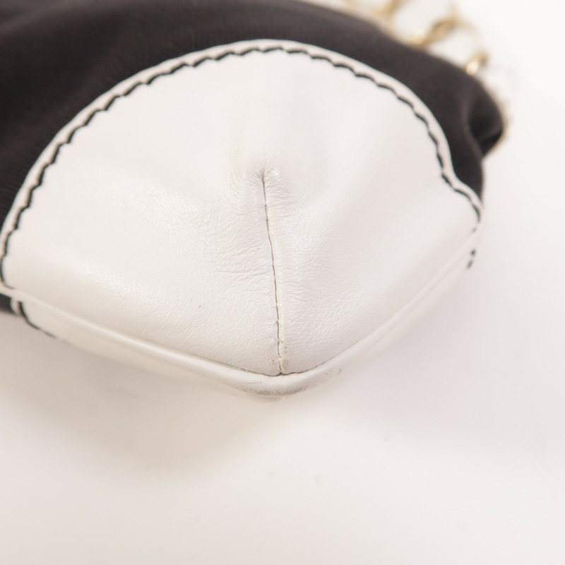 CHANEL 帆布Shoulder Bag鏈帶肩背袋-10