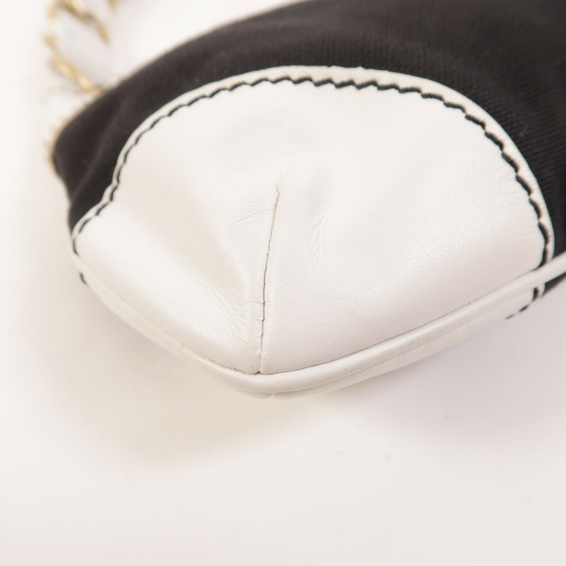 CHANEL 帆布Shoulder Bag鏈帶肩背袋-11
