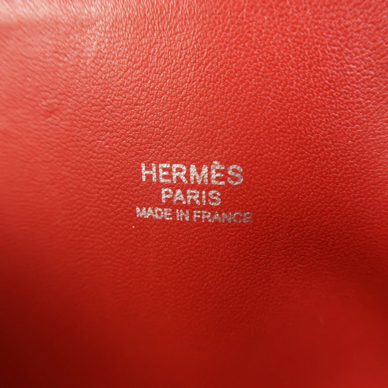 HERMES Clemence皮革Bolide 31手挽肩背兩用袋Rouge Garance-5