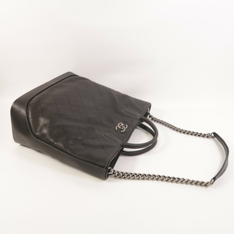 CHANEL 牛皮皮革Tote Bag手挽袋-8