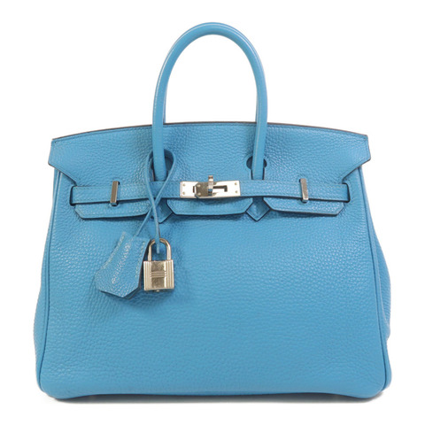HERMES Togo皮革Birkin 25手挽袋Turquoise