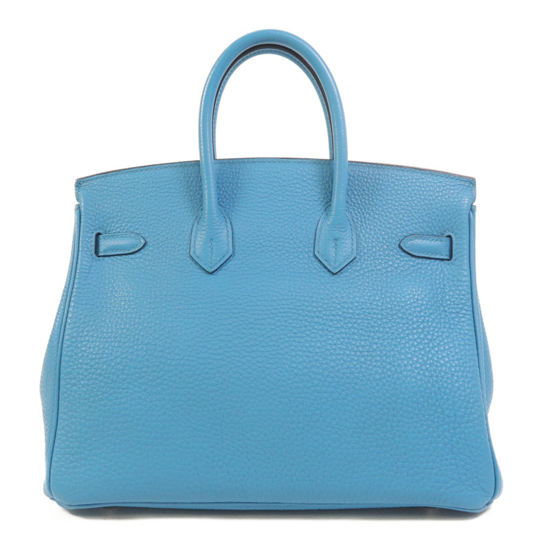 HERMES Togo皮革Birkin 25手挽袋Turquoise-1