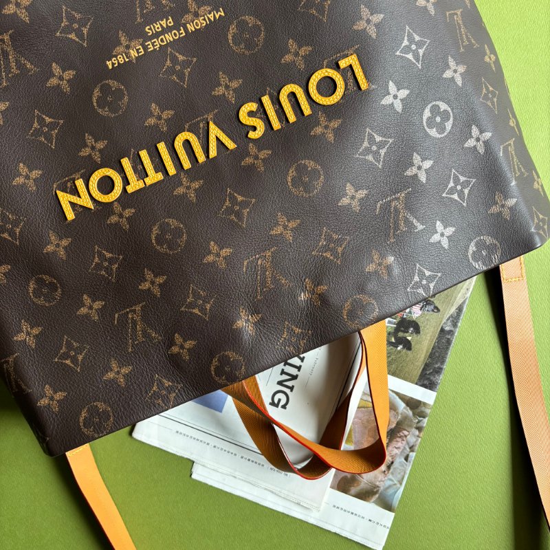 ::LOUIS VUITTON:: LV M13928 Autres Cuirs Monogram Shopper Tote MM 皮革托特包-1