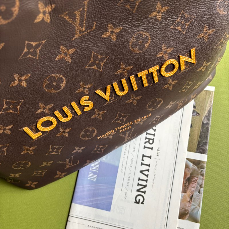 ::LOUIS VUITTON:: LV M13928 Autres Cuirs Monogram Shopper Tote MM 皮革托特包-10