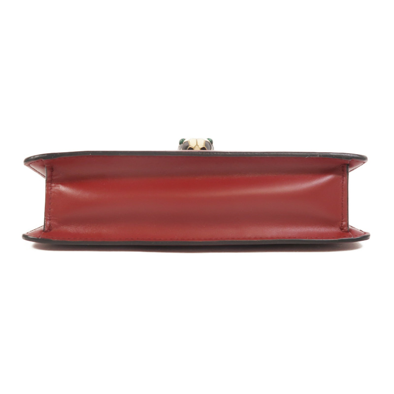BVLGARI 牛皮皮革Serpenti Forever Wallet On Chain鏈帶肩背袋-3