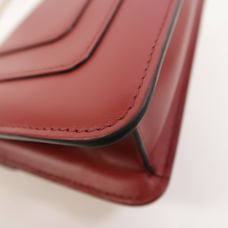 BVLGARI 牛皮皮革Serpenti Forever Wallet On Chain鏈帶肩背袋-13