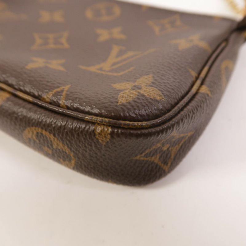 LOUIS VUITTON Monogram Mini Pochette Accessoires手挽袋-8