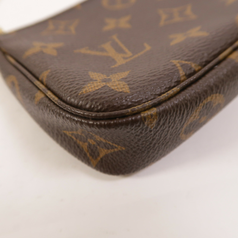 LOUIS VUITTON Monogram Mini Pochette Accessoires手挽袋-9