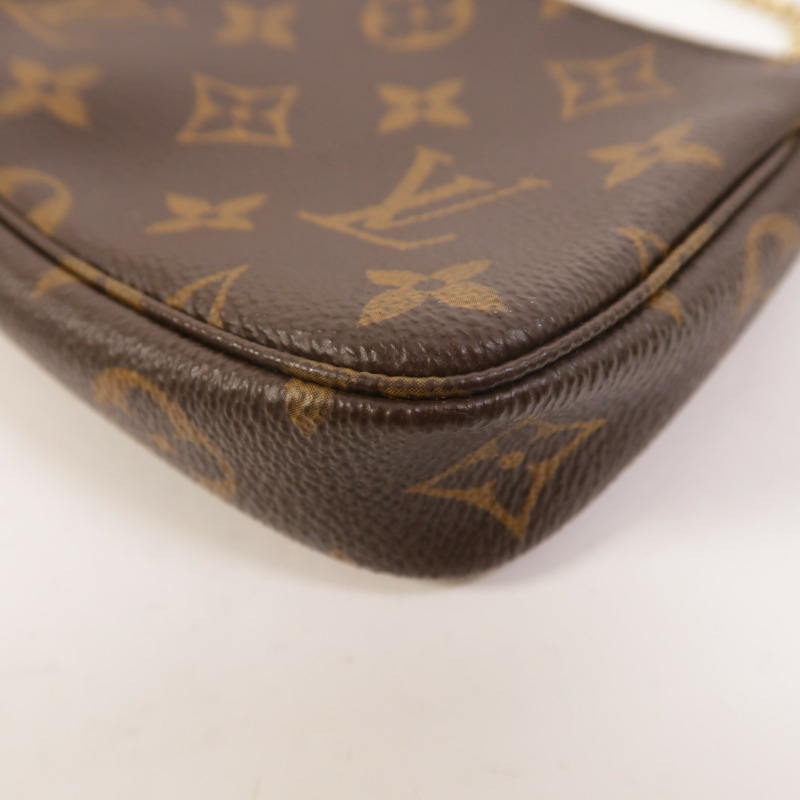 LOUIS VUITTON Monogram Mini Pochette Accessoires手挽袋-10