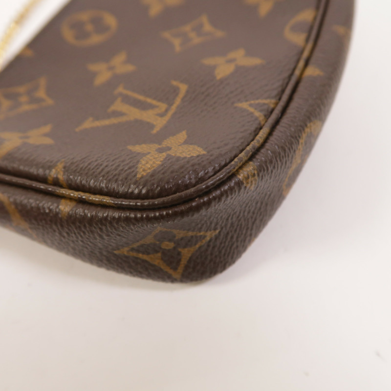 LOUIS VUITTON Monogram Mini Pochette Accessoires手挽袋-11