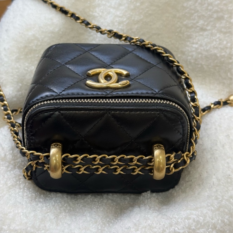 （台灣購證🇹🇼全配）Chanel 雙金球小盒子包-2