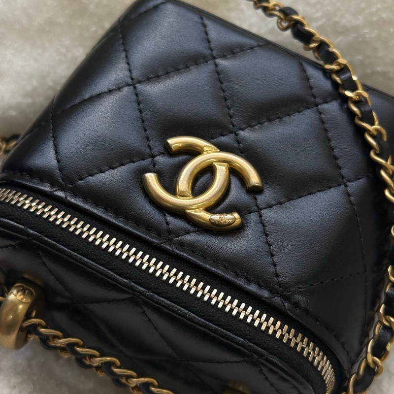 （台灣購證🇹🇼全配）Chanel 雙金球小盒子包-3