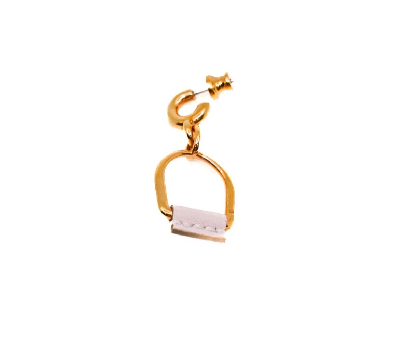 HERMÈS 愛馬仕 Heritage Equestre 馬鐙耳環-4