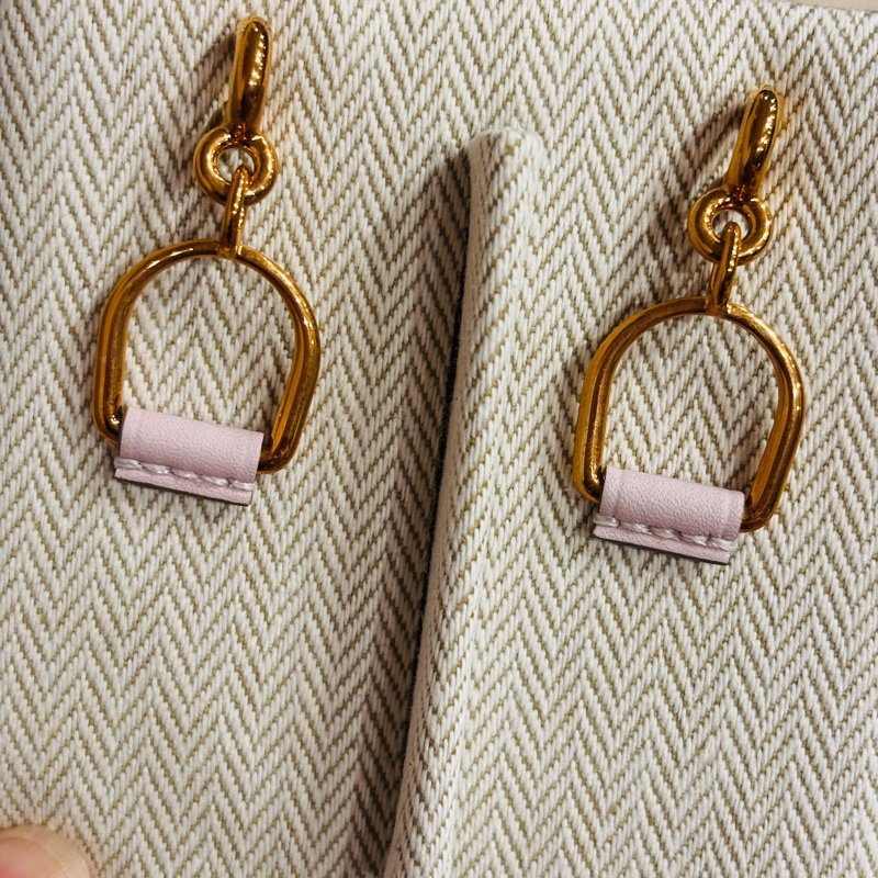 HERMÈS 愛馬仕 Heritage Equestre 馬鐙耳環-5