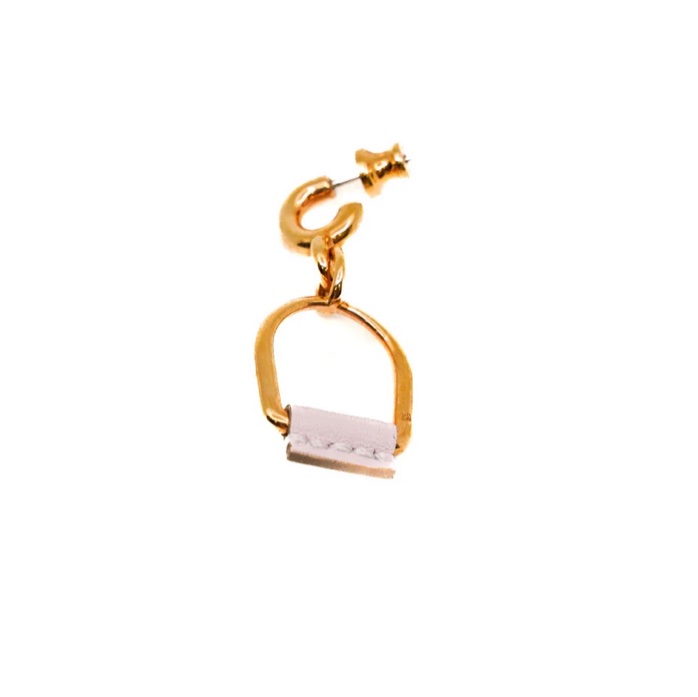 HERMÈS 愛馬仕 Heritage Equestre 馬鐙耳環-7