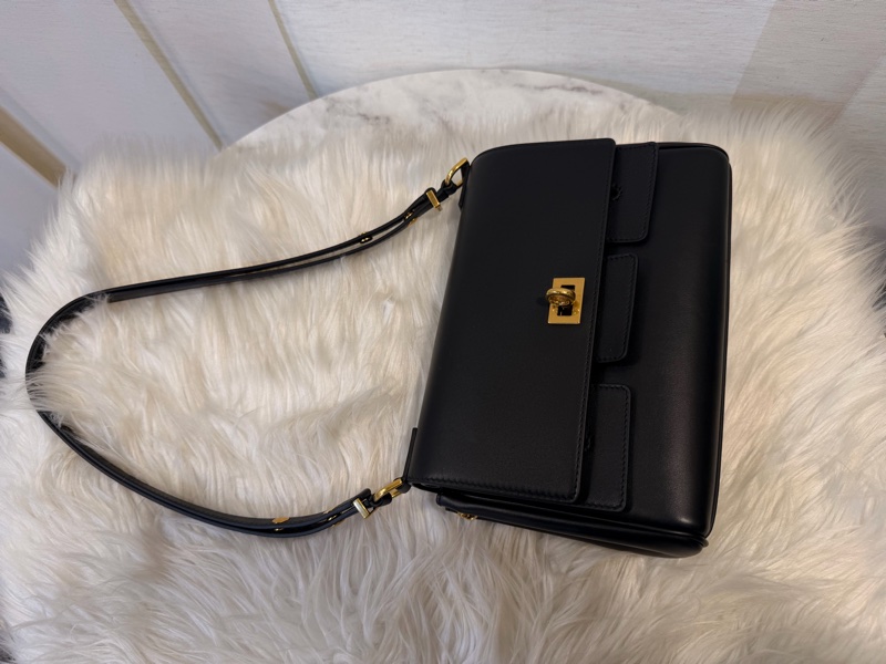 Balenciaga Bel air xs黑牛皮肩斜背包-2