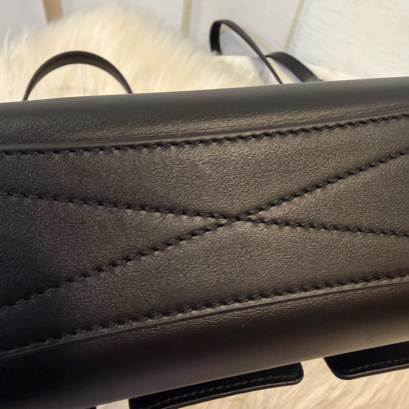 Balenciaga Bel air xs黑牛皮肩斜背包-16