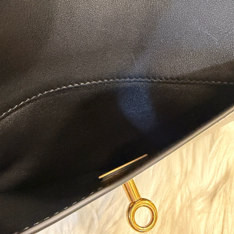 Balenciaga Bel air xs黑牛皮肩斜背包-25