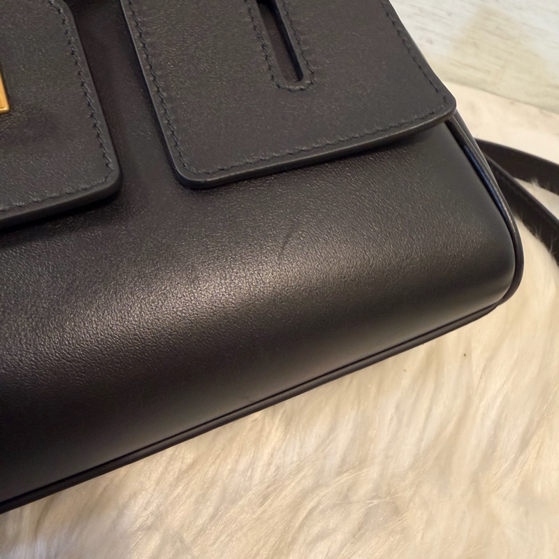 Balenciaga Bel air xs黑牛皮肩斜背包-50