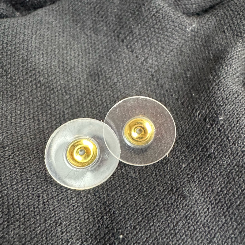 Chanel粉色愛心雙面耳環😍-18