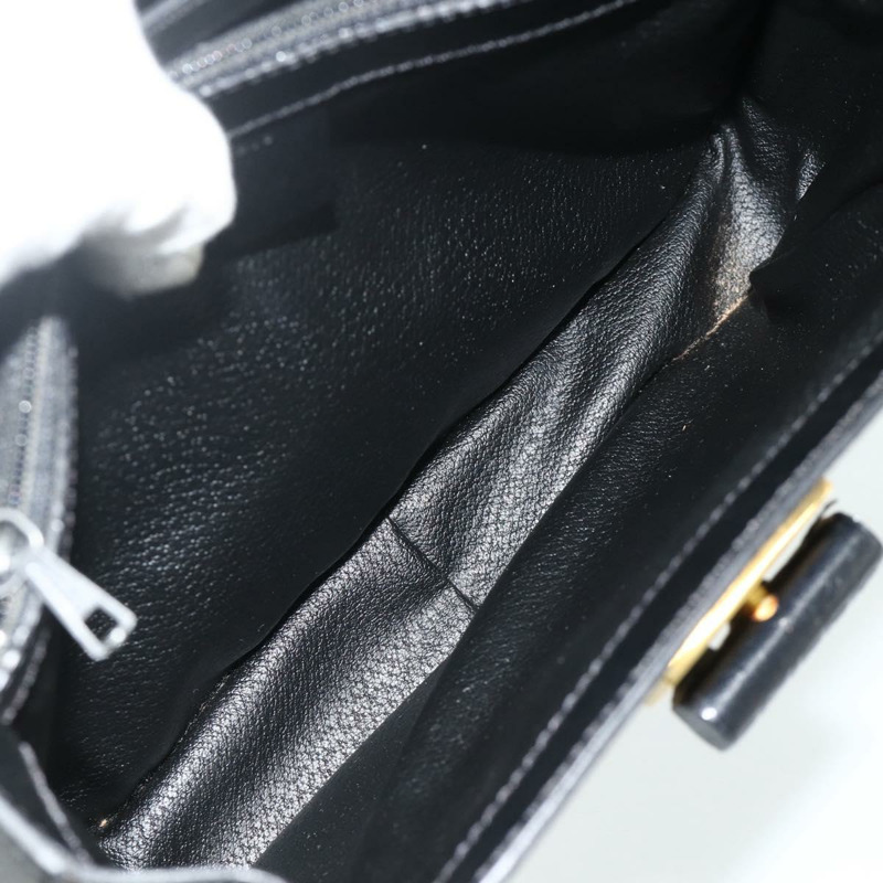 【日本直送】CELINE Macadam帆布手提包 PVC皮革 黑色 金色 正品 178597A-10
