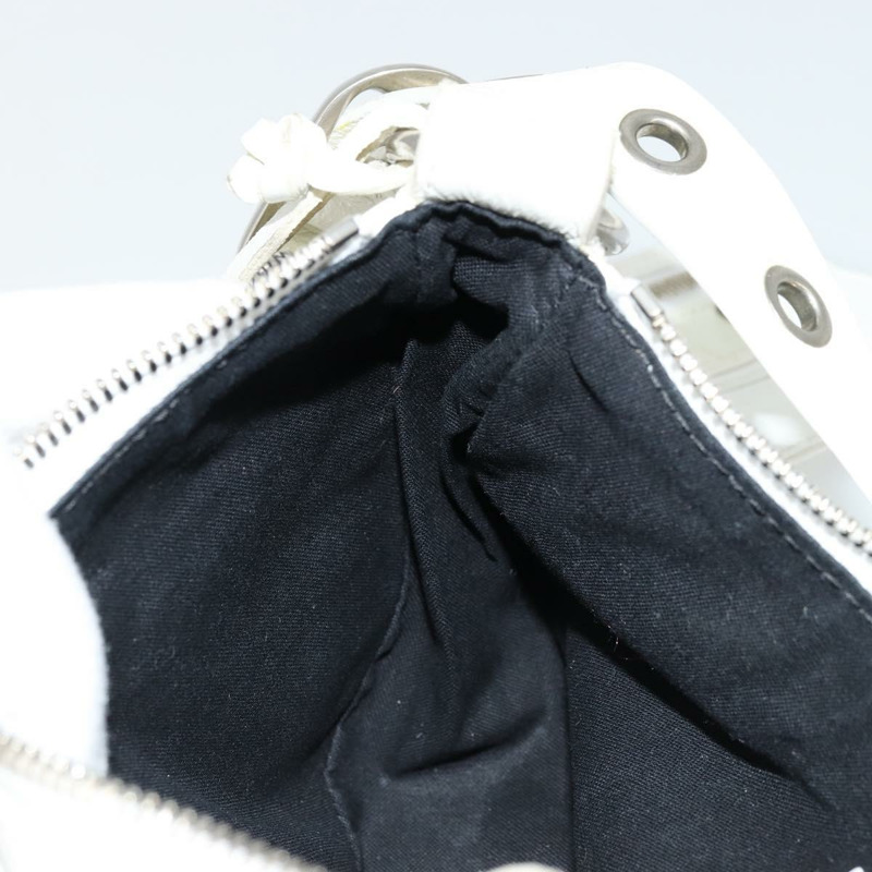 【日本直送】BALENCIAGA Luca Goal 單肩包，皮革材質，白色/銀色，貨號 671309，正品，貨號 ka4167SAM-23