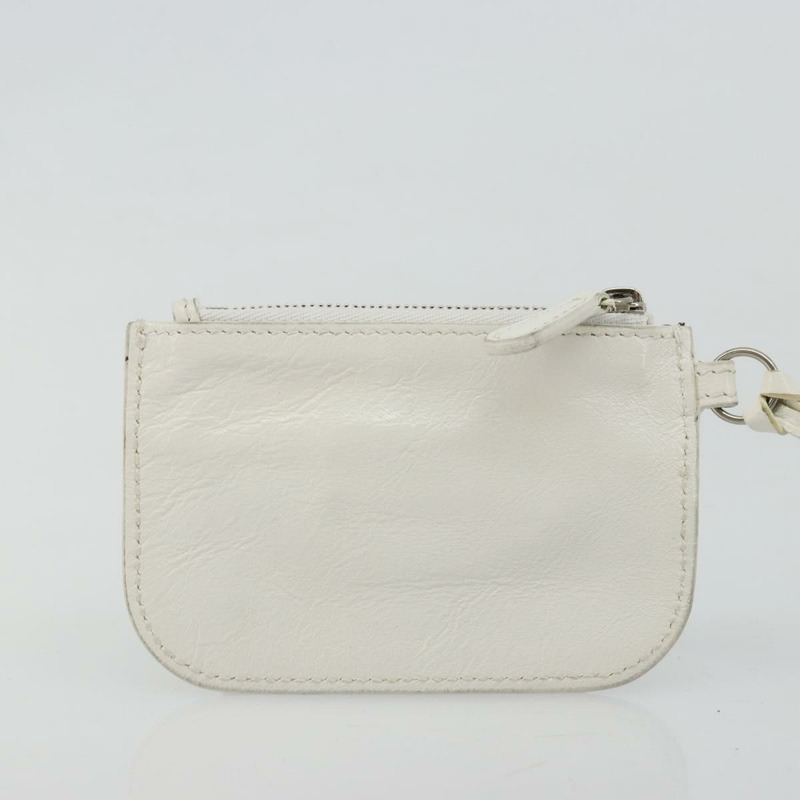 【日本直送】BALENCIAGA Luca Goal 單肩包，皮革材質，白色/銀色，貨號 671309，正品，貨號 ka4167SAM-26
