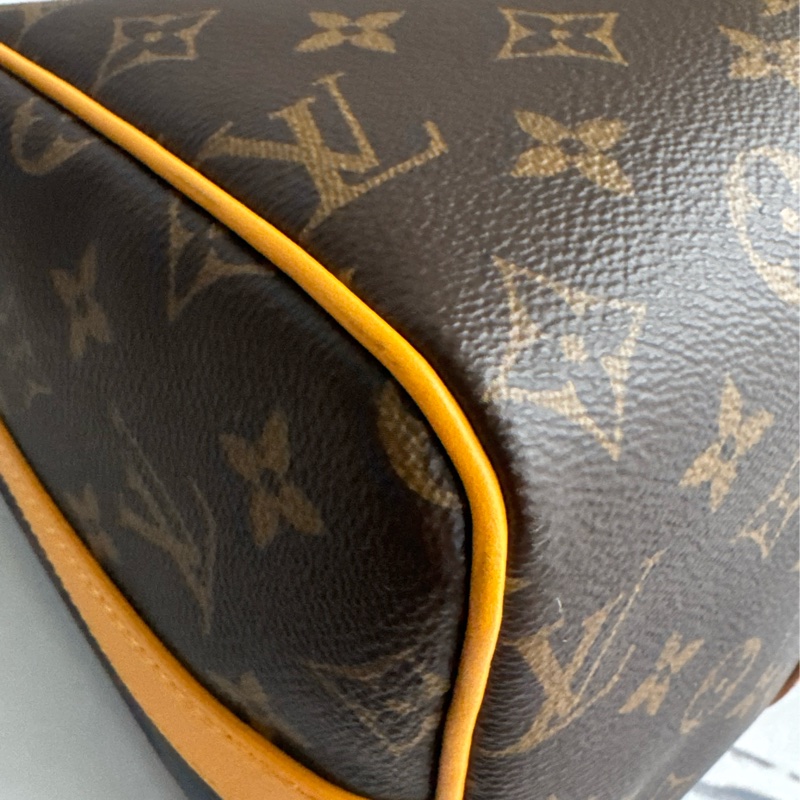 LV M13201花紋黃邊keepall35-8