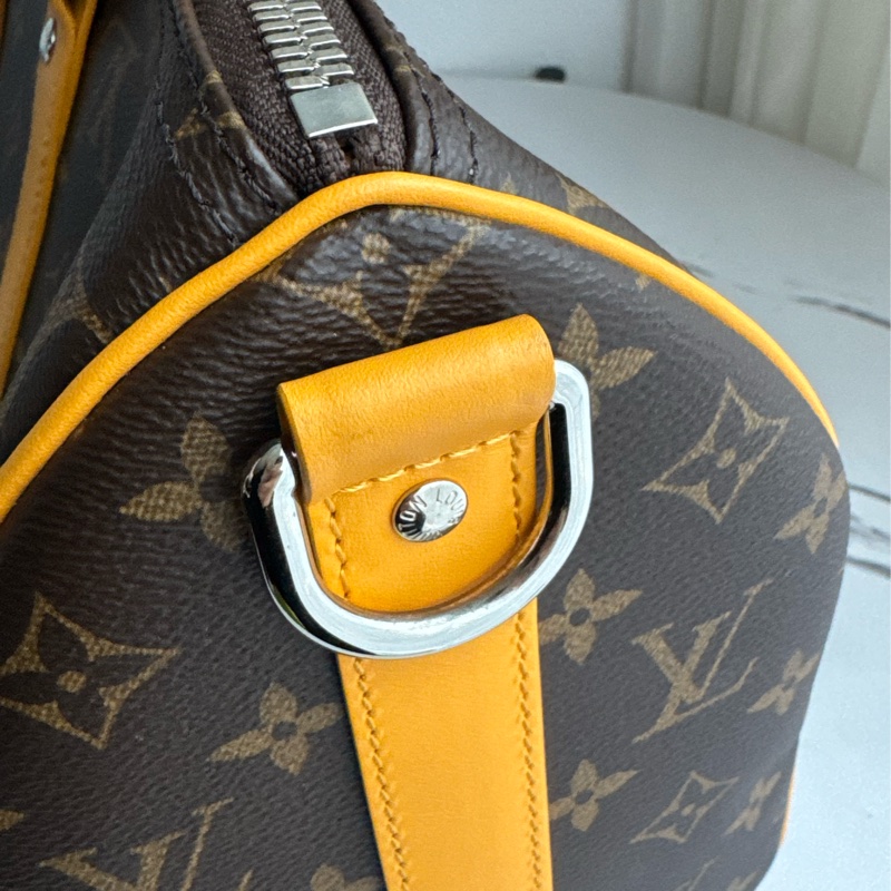 LV M13201花紋黃邊keepall35-12