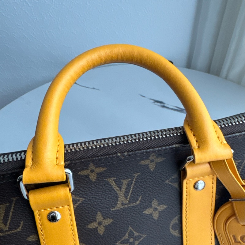 LV M13201花紋黃邊keepall35-23