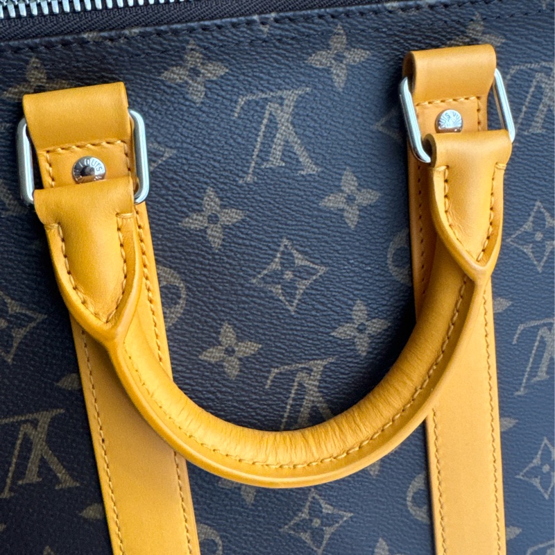 LV M13201花紋黃邊keepall35-26