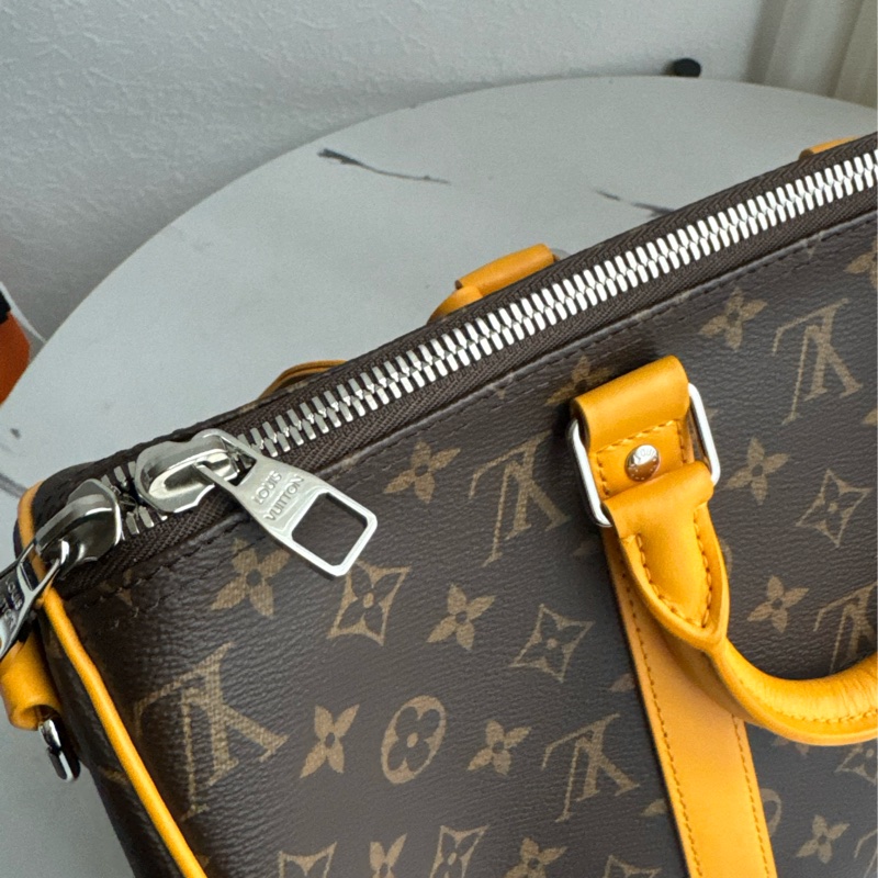 LV M13201花紋黃邊keepall35-29