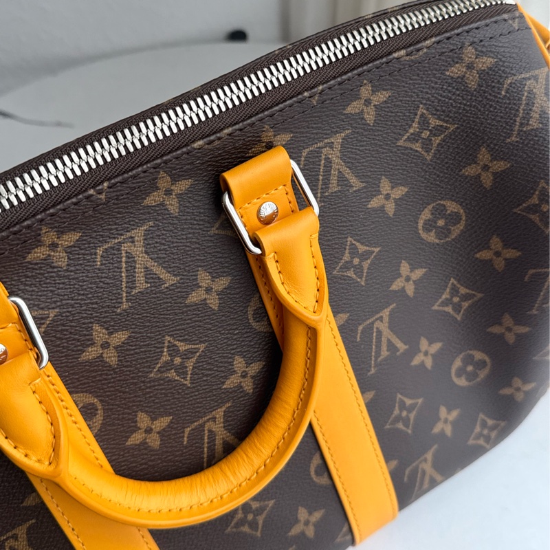 LV M13201花紋黃邊keepall35-30