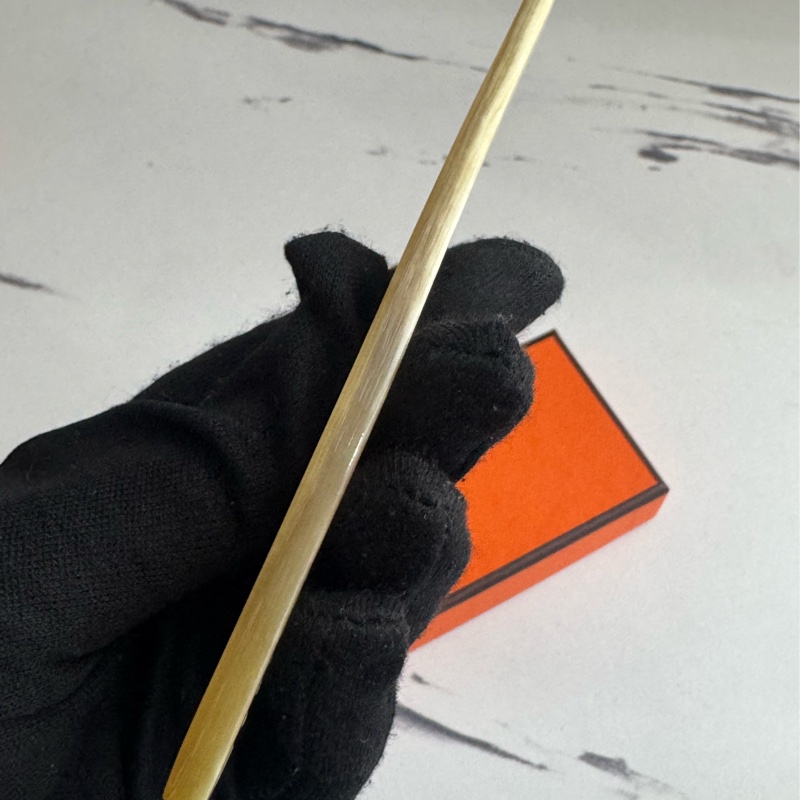 Hermes 琥珀色牛角扁梳子 高級感100-4