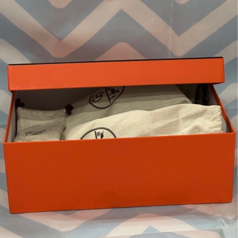 全新未使用Hermes/愛馬仕Dare白棕厚底板鞋 尺碼40-11