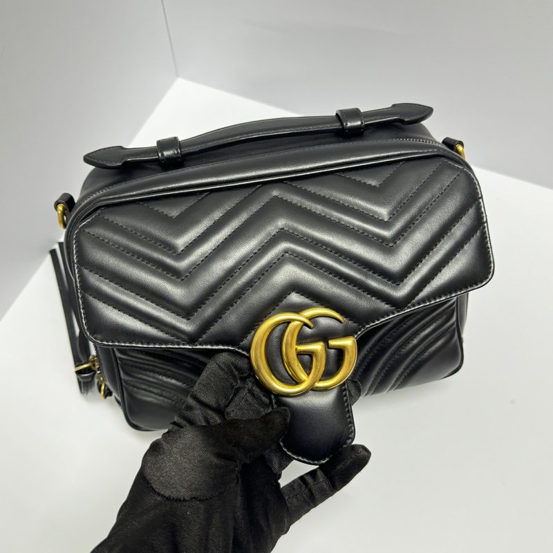 【超級新🆕】 GUCCI Marmont馬夢 經典相機包 斜背包 （專櫃10.3萬）-14