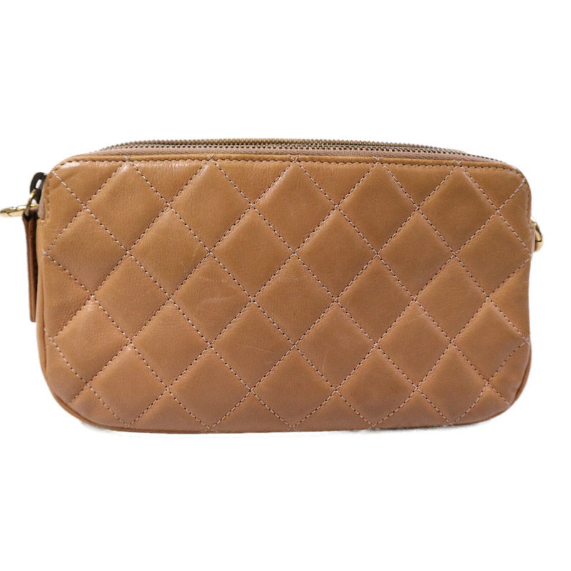 CHANEL 羊皮皮革Chain Shoulder Bag鏈帶肩背袋-1